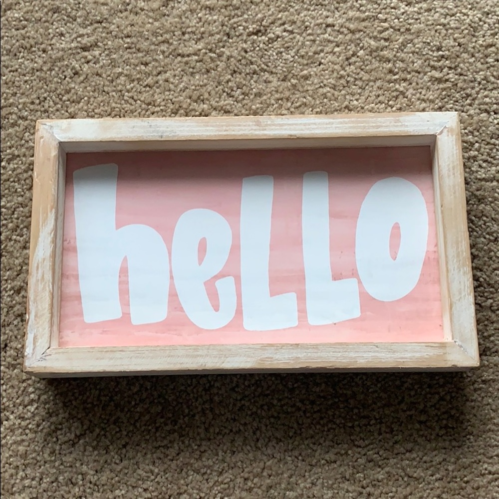 hello sign